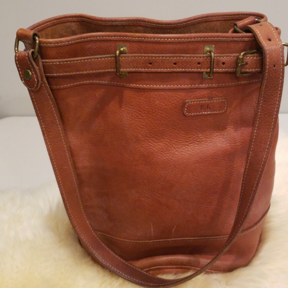 Vintage Ralph Lauren Hobo style purse.